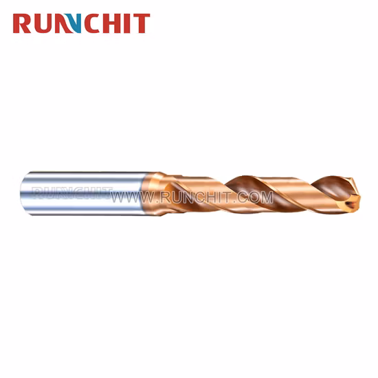 Carbide End Milrunchit CNC Milling Machine Tool Aiticrn Coating Solid Carbide Drill Internal Cooling Tungsten Steel Drill Bit (NHKA092)